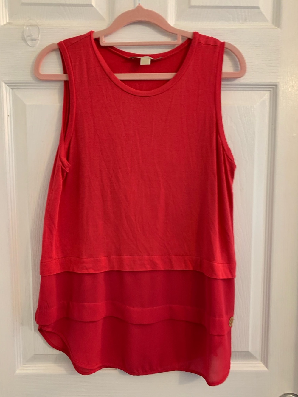MICHAEL Michael Kors  Women’s Sleeveless Tank. Pink/red Size medium $10